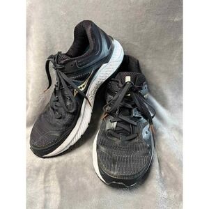 Saucony Guide 13 Running Shoes Size 8.5 Black Gold Women's Athletic Sneakers